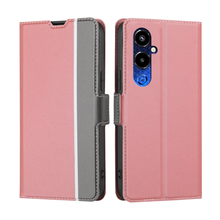 Twill Texture Side Buckle Leather Phone Case, For TCL 403, For Tecno Camon 19 / 19 Pro, For Tecno Pop 6 Pro, For Tecno Pova 4 Pro, For Tecno Spark 8C, For Tecno Spark 9 Pro, For Tecno Spark 10 4G, For Tecno Spark 10C