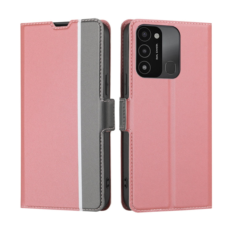 Twill Texture Side Buckle Leather Phone Case, For TCL 403, For Tecno Camon 19 / 19 Pro, For Tecno Pop 6 Pro, For Tecno Pova 4 Pro, For Tecno Spark 8C, For Tecno Spark 9 Pro, For Tecno Spark 10 4G, For Tecno Spark 10C