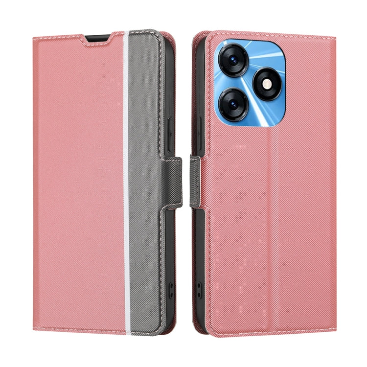 Twill Texture Side Buckle Leather Phone Case, For TCL 403, For Tecno Camon 19 / 19 Pro, For Tecno Pop 6 Pro, For Tecno Pova 4 Pro, For Tecno Spark 8C, For Tecno Spark 9 Pro, For Tecno Spark 10 4G, For Tecno Spark 10C