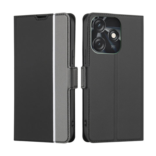 Twill Texture Side Buckle Leather Phone Case