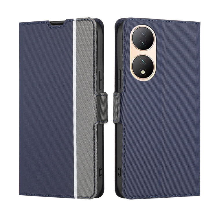 Twill Texture Side Buckle Leather Phone Case