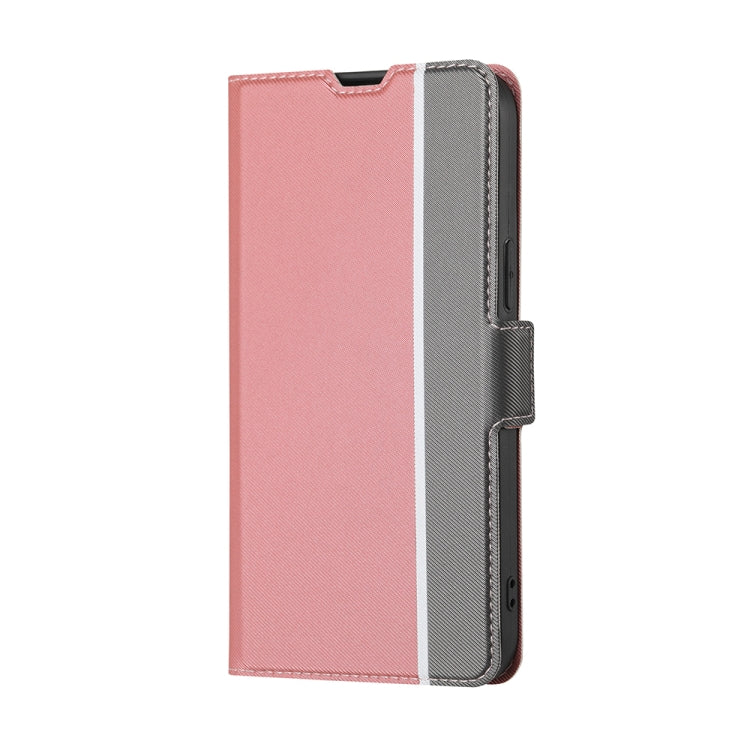 Twill Texture Side Buckle Leather Phone Case