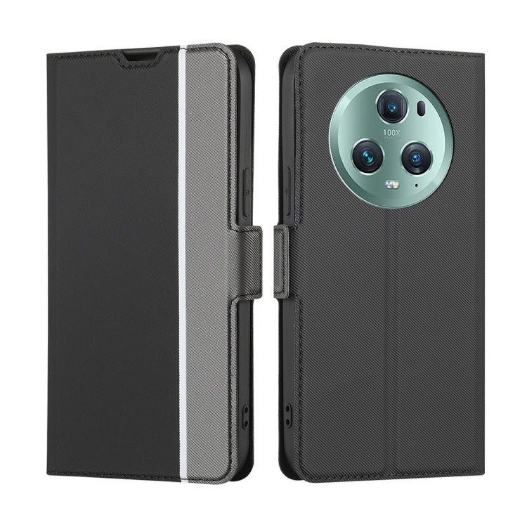 Twill Texture Side Buckle Leather Phone Case