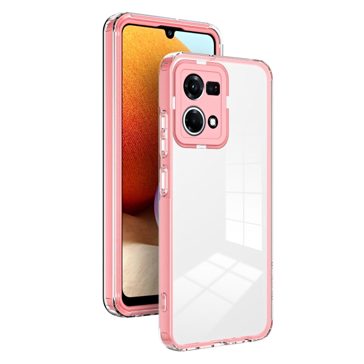 3 in 1 Clear TPU Color PC Frame Phone Case, For OPPO Reno7 4G / Reno8 4G / F21 Pro 4G, For vivo Y30 5G/Y33s/T1 5G/Y75 5G/Y55 5G, For Motorola Moto E13, For Motorola Moto G72 5G, For Samsung Galaxy A04e, For Samsung Galaxy A24 4G