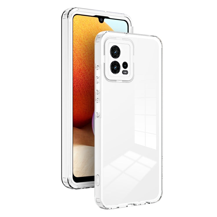 3 in 1 Clear TPU Color PC Frame Phone Case, For OPPO Reno7 4G / Reno8 4G / F21 Pro 4G, For vivo Y30 5G/Y33s/T1 5G/Y75 5G/Y55 5G, For Motorola Moto E13, For Motorola Moto G72 5G, For Samsung Galaxy A04e, For Samsung Galaxy A24 4G