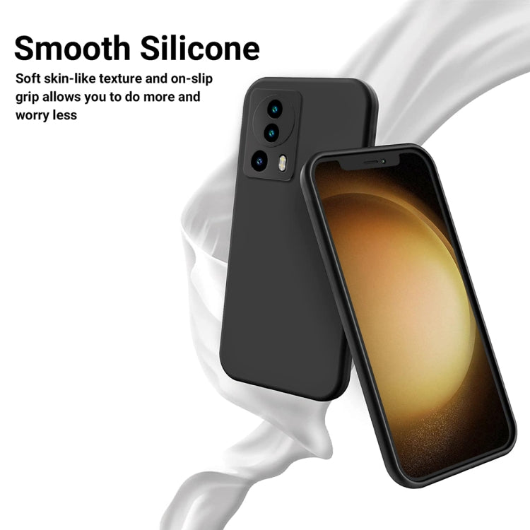 Pure Color Liquid Silicone Shockproof Phone Case, For Xiaomi 13 Lite, For vivo Y75 5G / Y55 5G