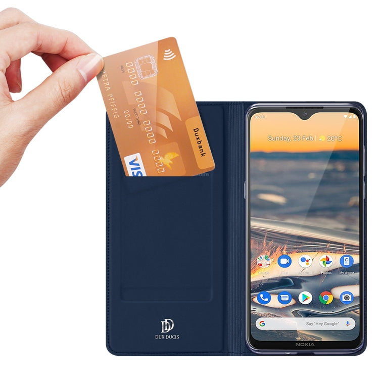 DUX DUCIS Skin Pro Series Horizontal Flip PU + TPU Leather Case, with Holder & Card Slots, For Nokia 5.3