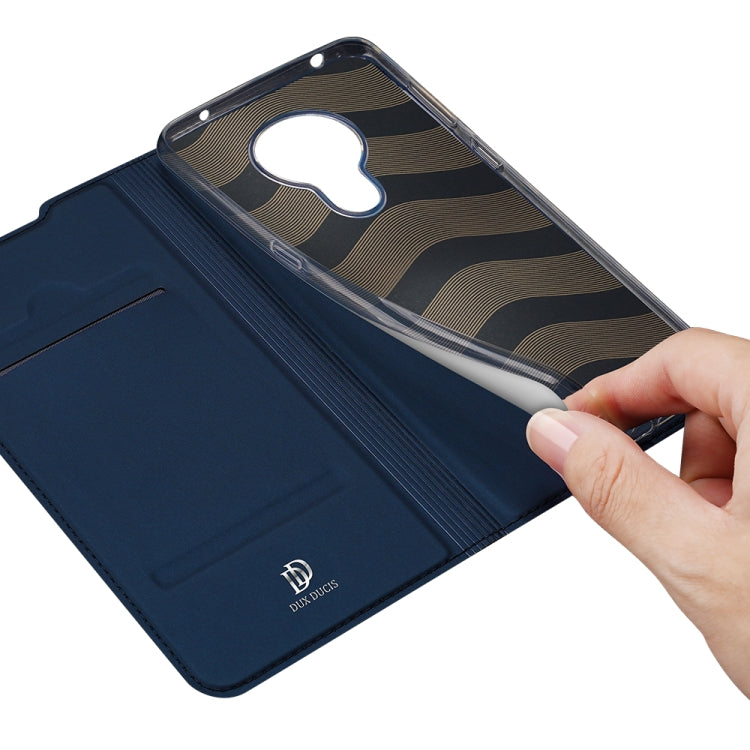 DUX DUCIS Skin Pro Series Horizontal Flip PU + TPU Leather Case, with Holder & Card Slots, For Nokia 5.3