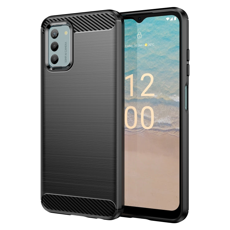 Brushed Texture Carbon Fiber TPU Phone Case, For Nokia G22, For OPPO Find X6 5G