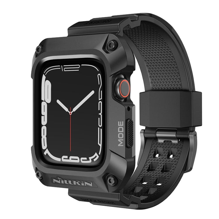 NILLKIN Ruidong Series Alloy + TPU Integrated Watch Band, For Apple Watch Series 8&amp;7 45mm