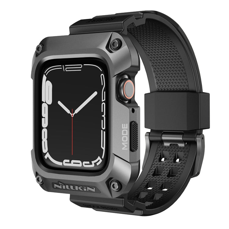 NILLKIN Ruidong Series Alloy + TPU Integrated Watch Band, For Apple Watch Series 8&amp;7 45mm