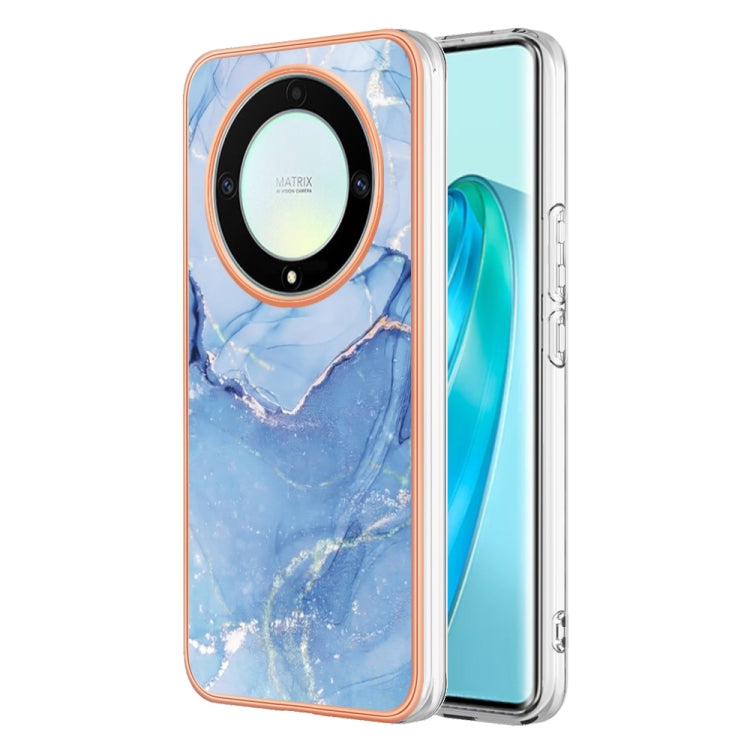 Electroplating Marble Dual-side IMD Phone Case, For Honor X8 4G, For Honor X8 5G, For Honor