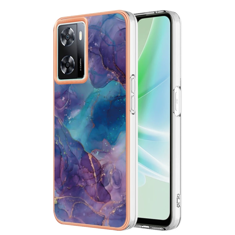 Electroplating Marble Dual-side IMD Phone Case, For Honor X8 4G, For Honor X8 5G, For Honor X9a / Magic5 Lite, For Nokia C31, For OnePlus Nord N300 / OPPO A57 4G 2022 / Realme Narzo 50 5G Global / OPPO K10 5G Global