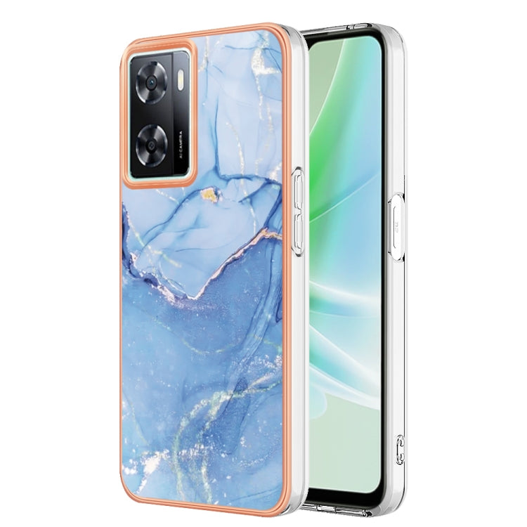 Electroplating Marble Dual-side IMD Phone Case, For Honor X8 4G, For Honor X8 5G, For Honor X9a / Magic5 Lite, For Nokia C31, For OnePlus Nord N300 / OPPO A57 4G 2022 / Realme Narzo 50 5G Global / OPPO K10 5G Global