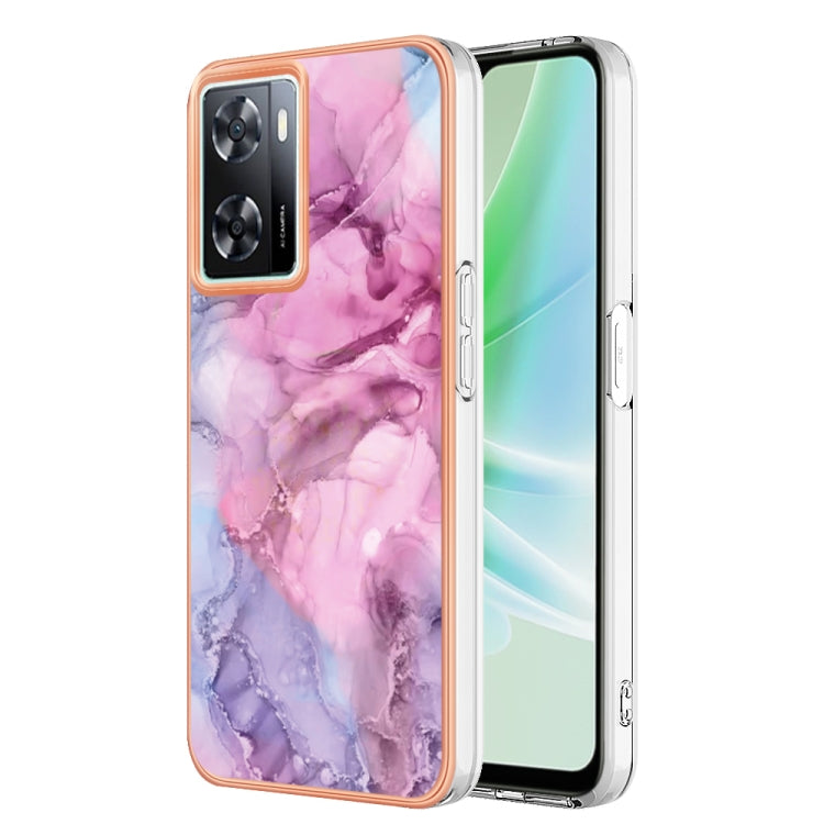 Electroplating Marble Dual-side IMD Phone Case, For Honor X8 4G, For Honor X8 5G, For Honor X9a / Magic5 Lite, For Nokia C31, For OnePlus Nord N300 / OPPO A57 4G 2022 / Realme Narzo 50 5G Global / OPPO K10 5G Global