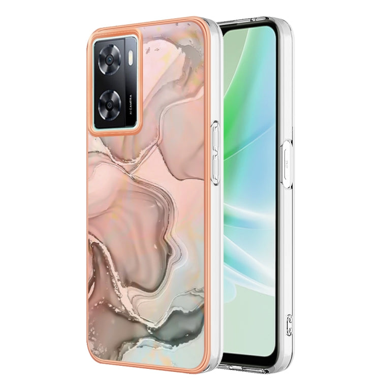 Electroplating Marble Dual-side IMD Phone Case, For Honor X8 4G, For Honor X8 5G, For Honor X9a / Magic5 Lite, For Nokia C31, For OnePlus Nord N300 / OPPO A57 4G 2022 / Realme Narzo 50 5G Global / OPPO K10 5G Global