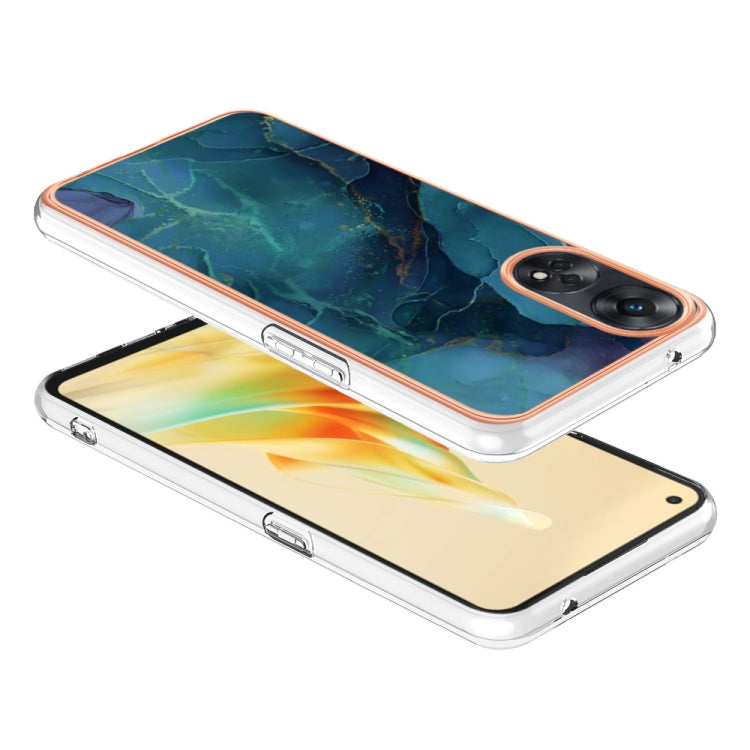 Electroplating Marble Dual-side IMD Phone Case, For OPPO Reno 8T 4G, For Xiaomi 11 Lite, For Xiaomi 13 Lite 5G, For Xiaomi Redmi Note 12 Pro 5G Global, For Xiaomi Redmi Note 12 Pro+ 5G Global