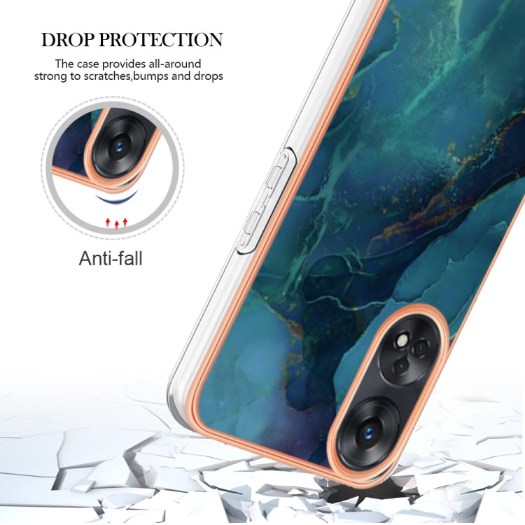 Electroplating Marble Dual-side IMD Phone Case, For OPPO Reno 8T 4G, For Xiaomi 11 Lite, For Xiaomi 13 Lite 5G, For Xiaomi Redmi Note 12 Pro 5G Global, For Xiaomi Redmi Note 12 Pro+ 5G Global