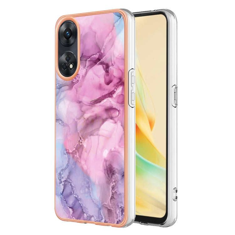 Electroplating Marble Dual-side IMD Phone Case, For OPPO Reno 8T 4G, For Xiaomi 11 Lite, For Xiaomi 13 Lite 5G, For Xiaomi Redmi Note 12 Pro 5G Global, For Xiaomi Redmi Note 12 Pro+ 5G Global