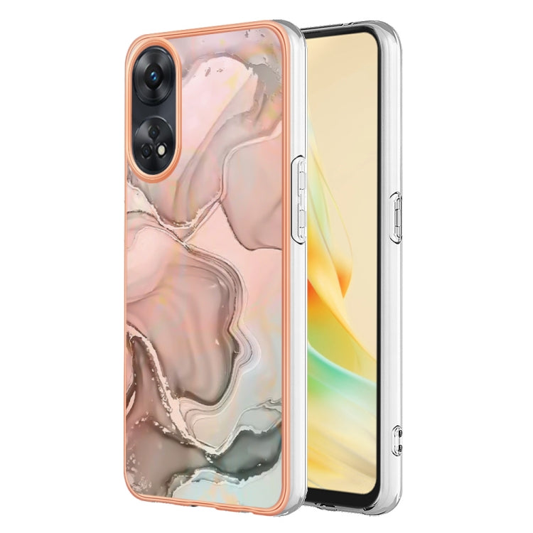 Electroplating Marble Dual-side IMD Phone Case, For OPPO Reno 8T 4G, For Xiaomi 11 Lite, For Xiaomi 13 Lite 5G, For Xiaomi Redmi Note 12 Pro 5G Global, For Xiaomi Redmi Note 12 Pro+ 5G Global