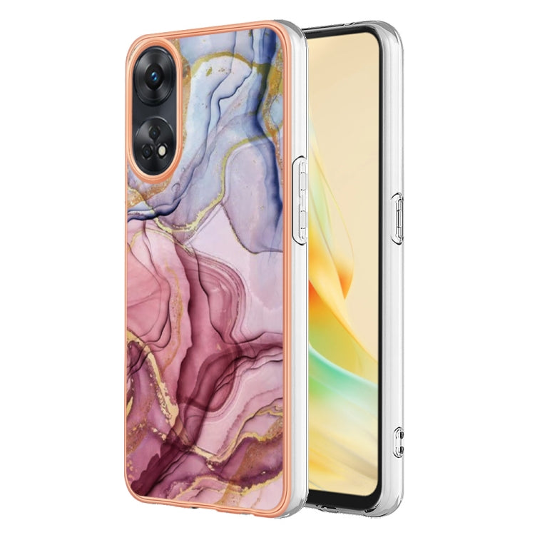 Electroplating Marble Dual-side IMD Phone Case, For OPPO Reno 8T 4G, For Xiaomi 11 Lite, For Xiaomi 13 Lite 5G, For Xiaomi Redmi Note 12 Pro 5G Global, For Xiaomi Redmi Note 12 Pro+ 5G Global