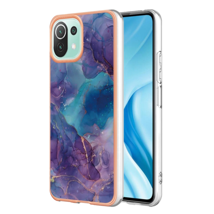 Electroplating Marble Dual-side IMD Phone Case, For OPPO Reno 8T 4G, For Xiaomi 11 Lite, For Xiaomi 13 Lite 5G, For Xiaomi Redmi Note 12 Pro 5G Global, For Xiaomi Redmi Note 12 Pro+ 5G Global