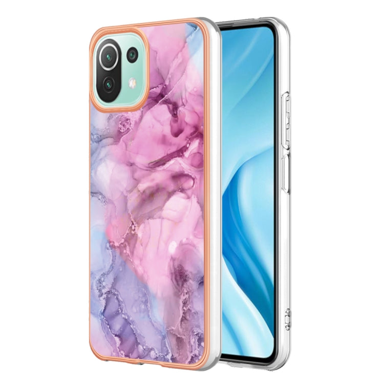 Electroplating Marble Dual-side IMD Phone Case, For OPPO Reno 8T 4G, For Xiaomi 11 Lite, For Xiaomi 13 Lite 5G, For Xiaomi Redmi Note 12 Pro 5G Global, For Xiaomi Redmi Note 12 Pro+ 5G Global