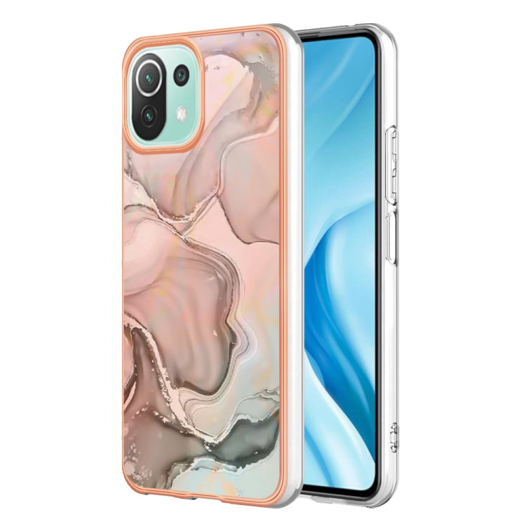 Electroplating Marble Dual-side IMD Phone Case, For OPPO Reno 8T 4G, For Xiaomi 11 Lite, For Xiaomi 13 Lite 5G, For Xiaomi Redmi Note 12 Pro 5G Global, For Xiaomi Redmi Note 12 Pro+ 5G Global