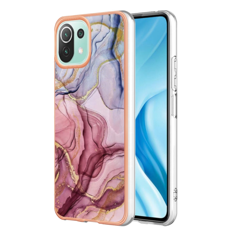 Electroplating Marble Dual-side IMD Phone Case, For OPPO Reno 8T 4G, For Xiaomi 11 Lite, For Xiaomi 13 Lite 5G, For Xiaomi Redmi Note 12 Pro 5G Global, For Xiaomi Redmi Note 12 Pro+ 5G Global