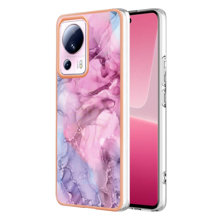 Electroplating Marble Dual-side IMD Phone Case, For OPPO Reno 8T 4G, For Xiaomi 11 Lite, For Xiaomi 13 Lite 5G, For Xiaomi Redmi Note 12 Pro 5G Global, For Xiaomi Redmi Note 12 Pro+ 5G Global