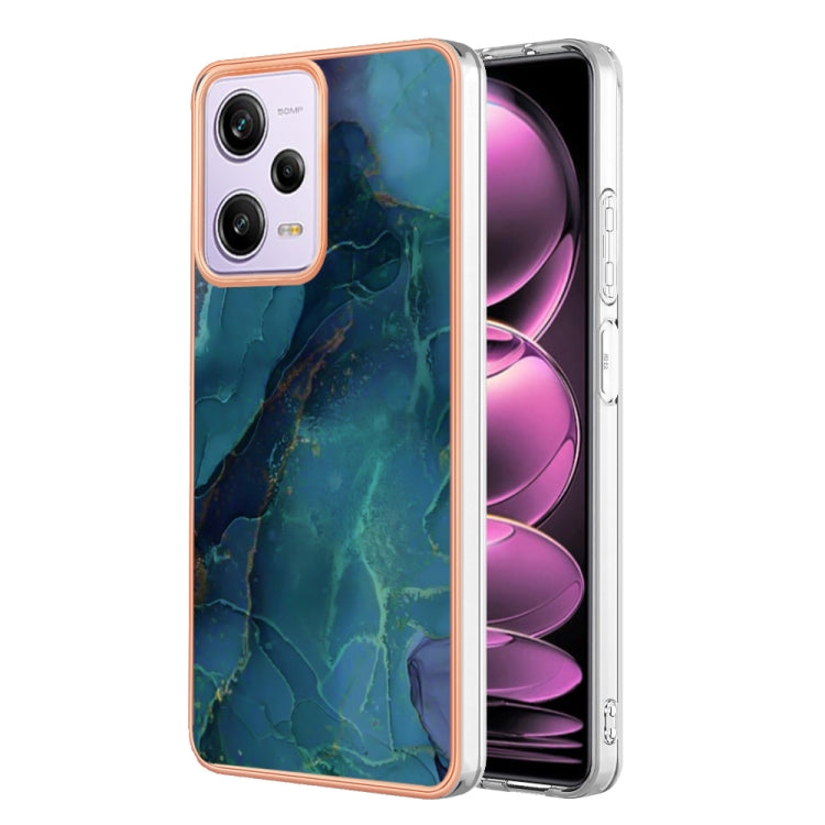 Electroplating Marble Dual-side IMD Phone Case, For OPPO Reno 8T 4G, For Xiaomi 11 Lite, For Xiaomi 13 Lite 5G, For Xiaomi Redmi Note 12 Pro 5G Global, For Xiaomi Redmi Note 12 Pro+ 5G Global