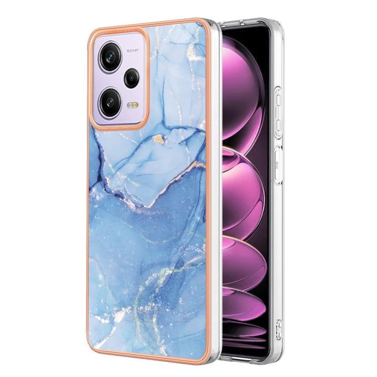 Electroplating Marble Dual-side IMD Phone Case, For OPPO Reno 8T 4G, For Xiaomi 11 Lite, For Xiaomi 13 Lite 5G, For Xiaomi Redmi Note 12 Pro 5G Global, For Xiaomi Redmi Note 12 Pro+ 5G Global