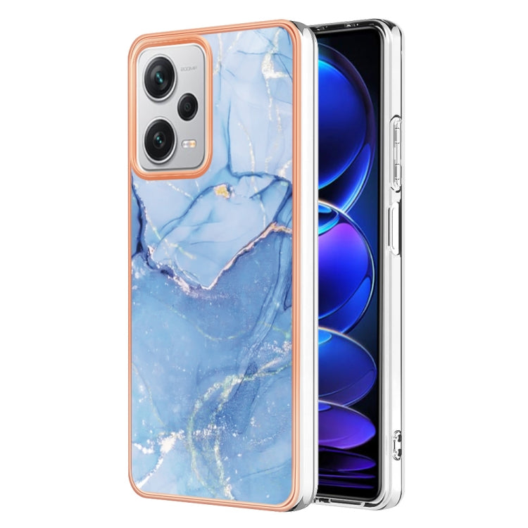 Electroplating Marble Dual-side IMD Phone Case, For OPPO Reno 8T 4G, For Xiaomi 11 Lite, For Xiaomi 13 Lite 5G, For Xiaomi Redmi Note 12 Pro 5G Global, For Xiaomi Redmi Note 12 Pro+ 5G Global