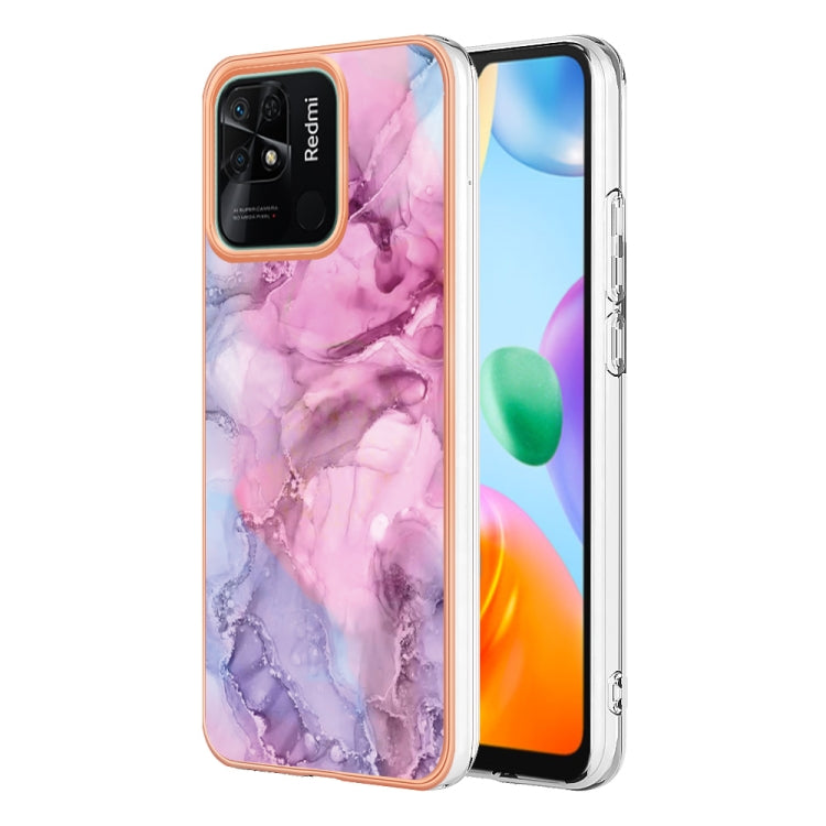 Electroplating Marble Dual-side IMD Phone Case, For Xiaomi Redmi 10C, For Google Pixel 6A, For Honor Magic5 Pro, For Honor X7, For Honor X7a