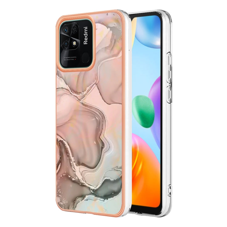 Electroplating Marble Dual-side IMD Phone Case, For Xiaomi Redmi 10C, For Google Pixel 6A, For Honor Magic5 Pro, For Honor X7, For Honor X7a