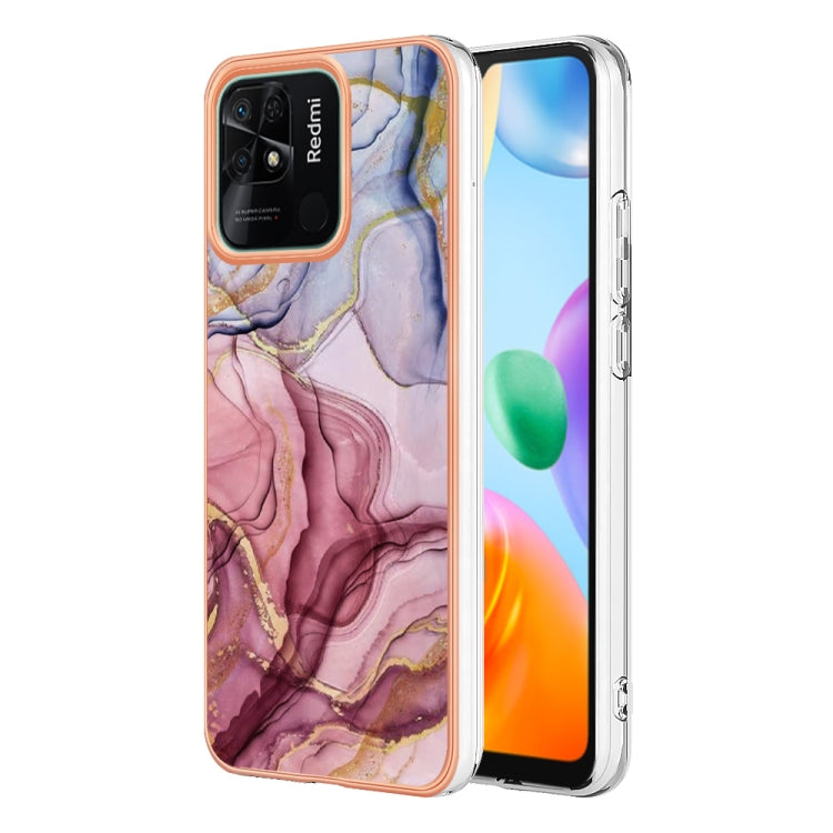 Electroplating Marble Dual-side IMD Phone Case, For Xiaomi Redmi 10C, For Google Pixel 6A, For Honor Magic5 Pro, For Honor X7, For Honor X7a