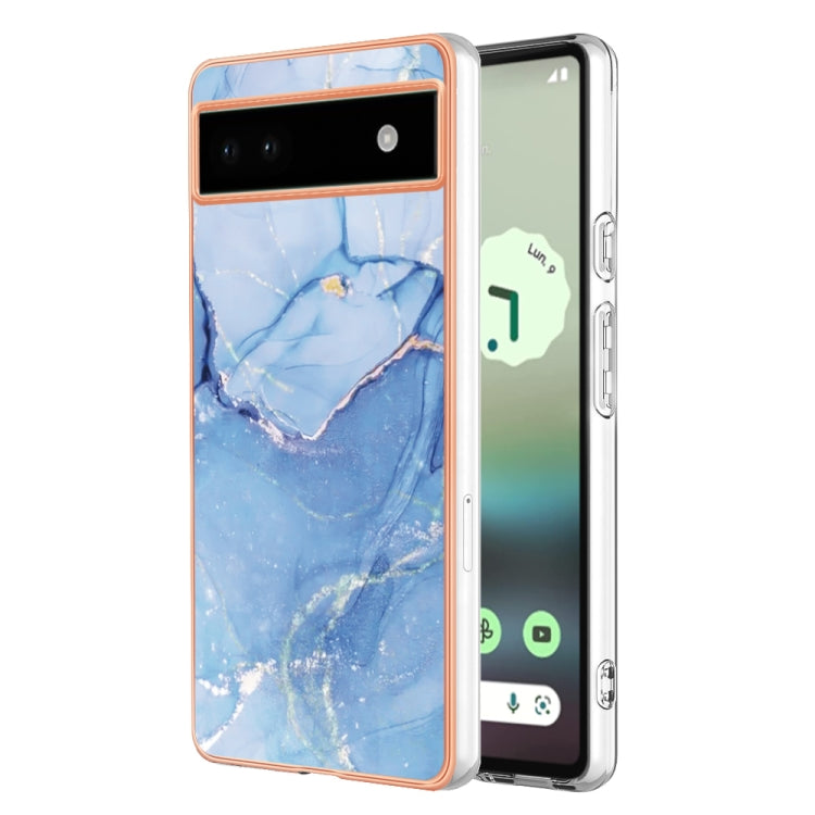 Electroplating Marble Dual-side IMD Phone Case, For Xiaomi Redmi 10C, For Google Pixel 6A, For Honor Magic5 Pro, For Honor X7, For Honor X7a