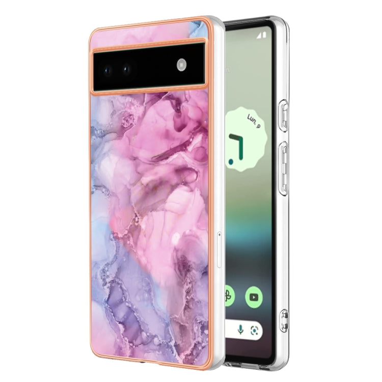 Electroplating Marble Dual-side IMD Phone Case, For Xiaomi Redmi 10C, For Google Pixel 6A, For Honor Magic5 Pro, For Honor X7, For Honor X7a