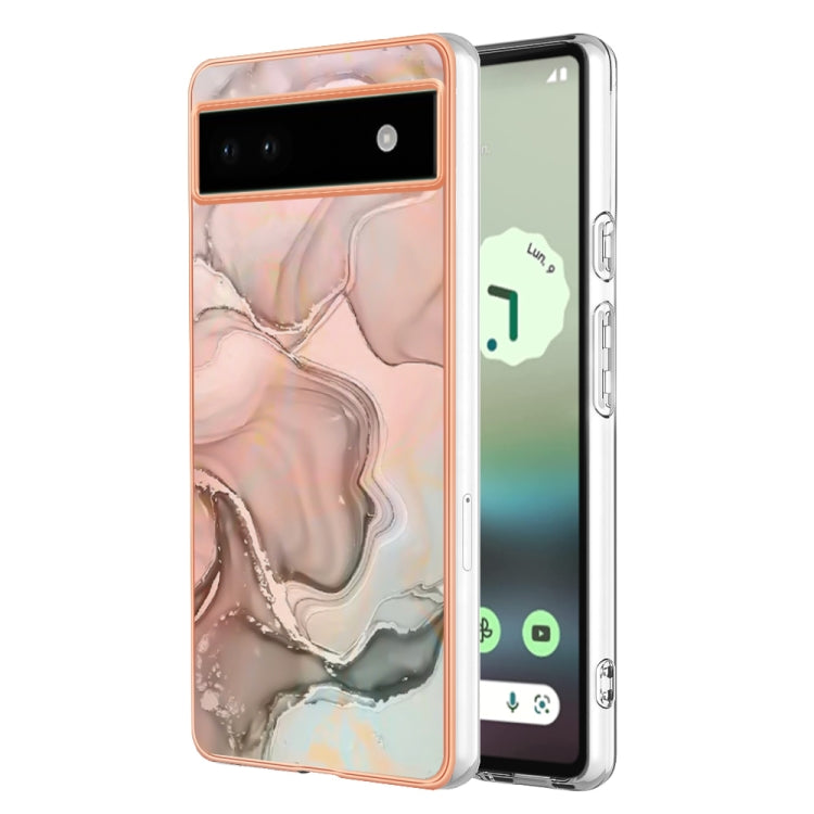 Electroplating Marble Dual-side IMD Phone Case, For Xiaomi Redmi 10C, For Google Pixel 6A, For Honor Magic5 Pro, For Honor X7, For Honor X7a