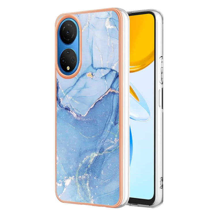 Electroplating Marble Dual-side IMD Phone Case, For Xiaomi Redmi 10C, For Google Pixel 6A, For Honor Magic5 Pro, For Honor X7, For Honor X7a