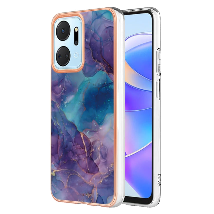 Electroplating Marble Dual-side IMD Phone Case, For Xiaomi Redmi 10C, For Google Pixel 6A, For Honor Magic5 Pro, For Honor X7, For Honor X7a