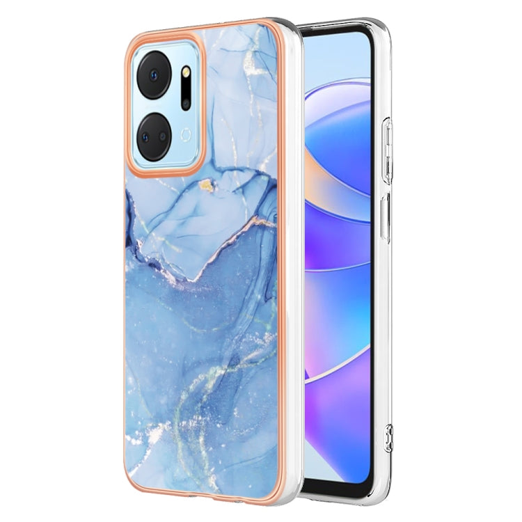 Electroplating Marble Dual-side IMD Phone Case, For Xiaomi Redmi 10C, For Google Pixel 6A, For Honor Magic5 Pro, For Honor X7, For Honor X7a