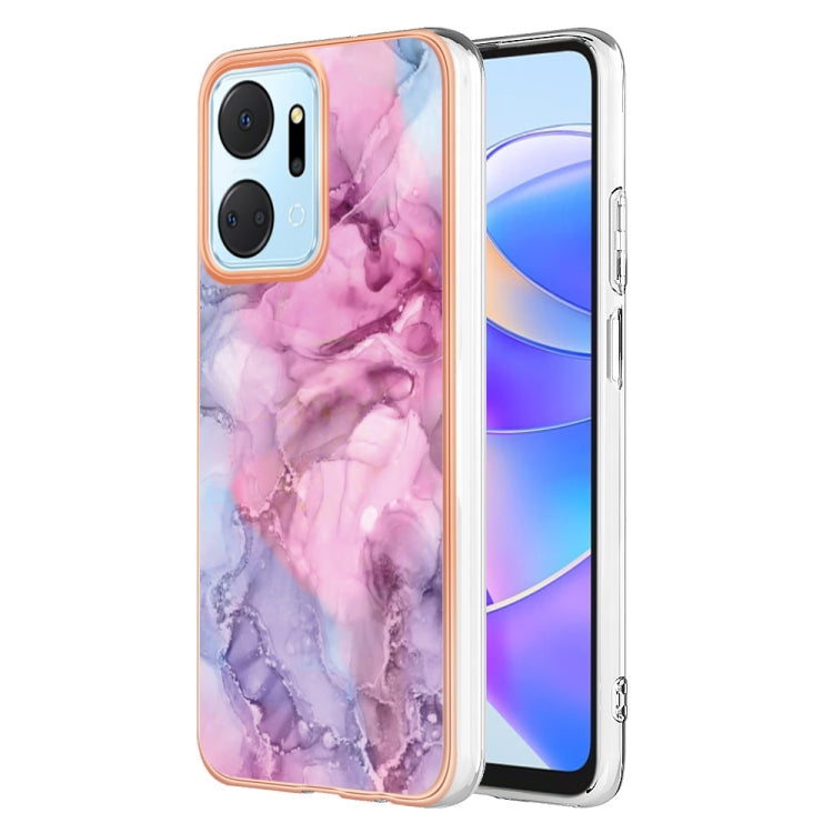 Electroplating Marble Dual-side IMD Phone Case, For Xiaomi Redmi 10C, For Google Pixel 6A, For Honor Magic5 Pro, For Honor X7, For Honor X7a