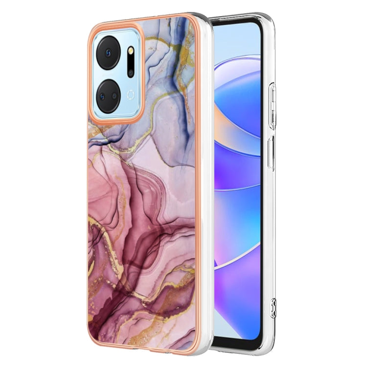 Electroplating Marble Dual-side IMD Phone Case, For Xiaomi Redmi 10C, For Google Pixel 6A, For Honor Magic5 Pro, For Honor X7, For Honor X7a