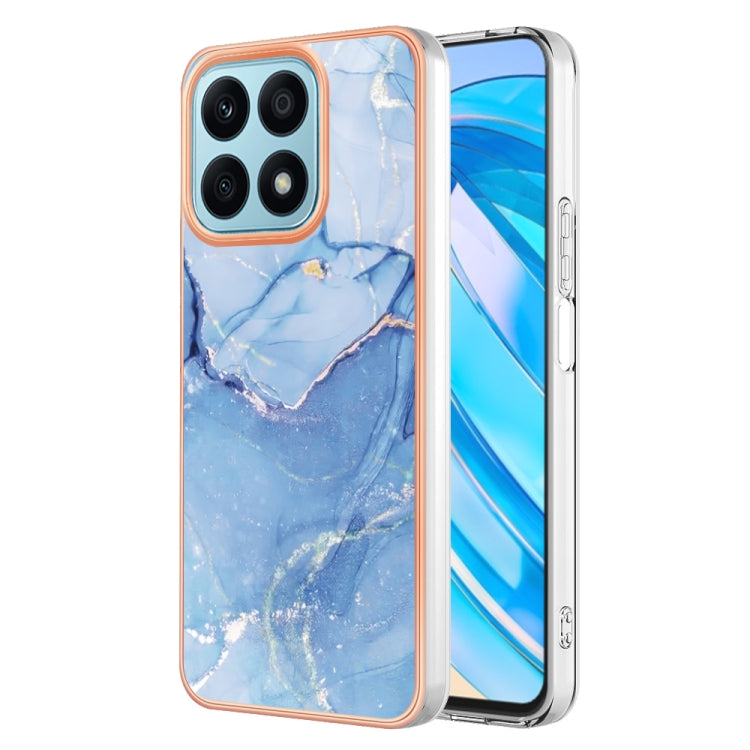 Electroplating Marble Dual-side IMD Phone Case, For Honor X8a, For Samsung Galaxy A24