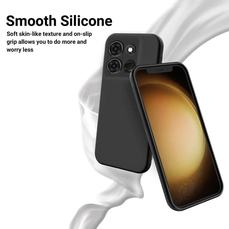 Pure Color Liquid Silicone Shockproof Phone Case