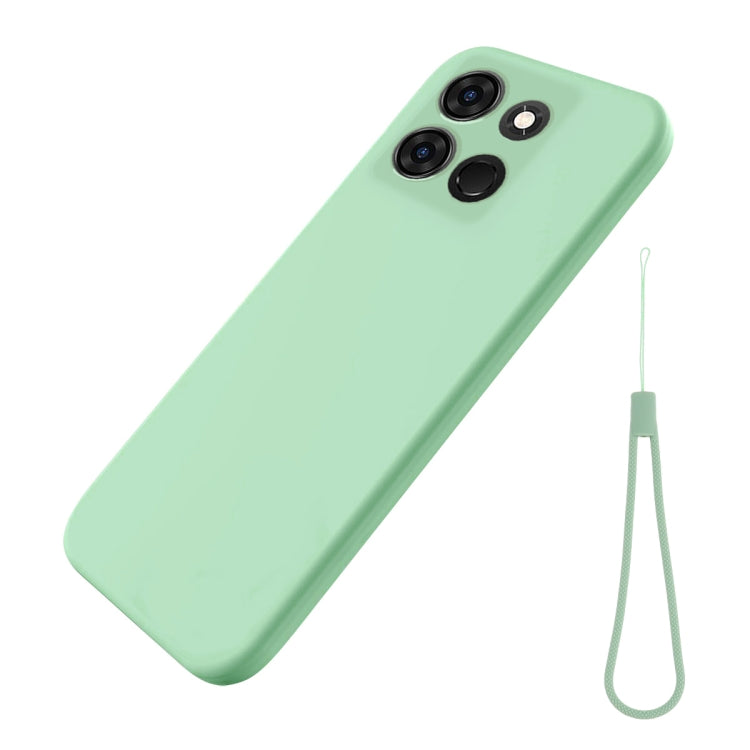 Pure Color Liquid Silicone Shockproof Phone Case