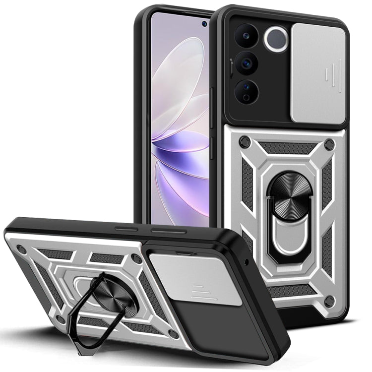 Sliding Camera Cover Design TPU + PC Phone Case