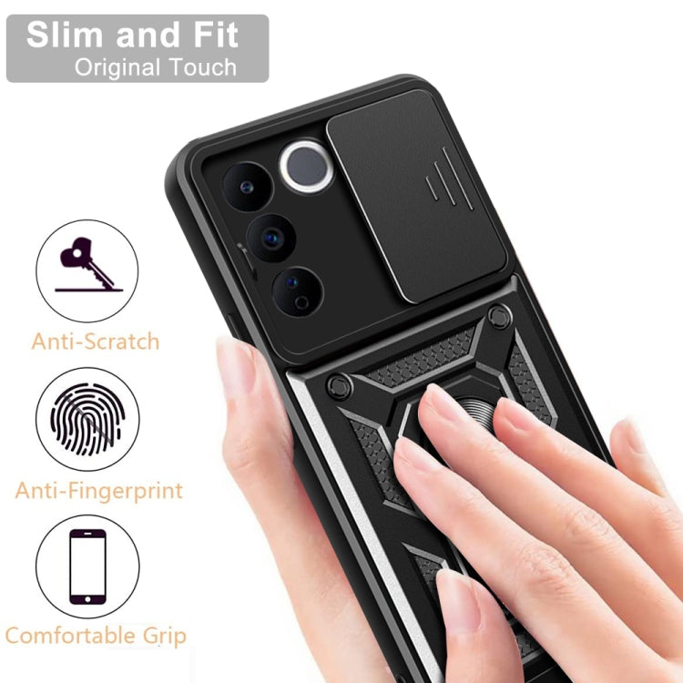 Sliding Camera Cover Design TPU + PC Phone Case