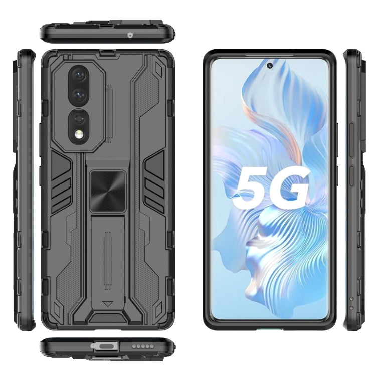 Supersonic PC + TPU Shock-proof Protective Phone Case with Holder, For Honor 80 5G, For Honor 80 SE 5G, For Xiaomi 13 5G, For Xiaomi 13 Pro 5G